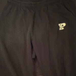 PINK Victoria's Secret Kids Black Joggers